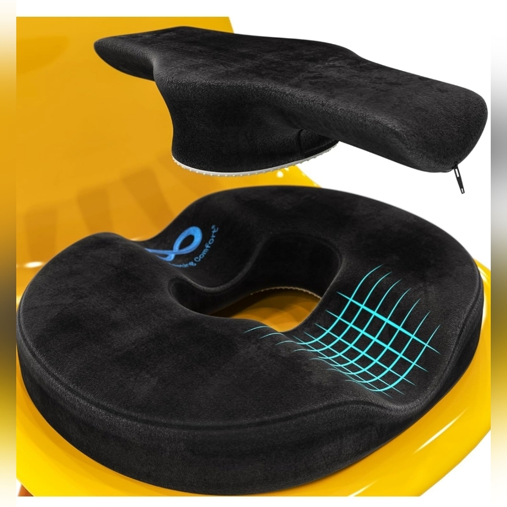 Everlasting Comfort Donut Pillow - 2 in 1 Ring Cushion Transforms